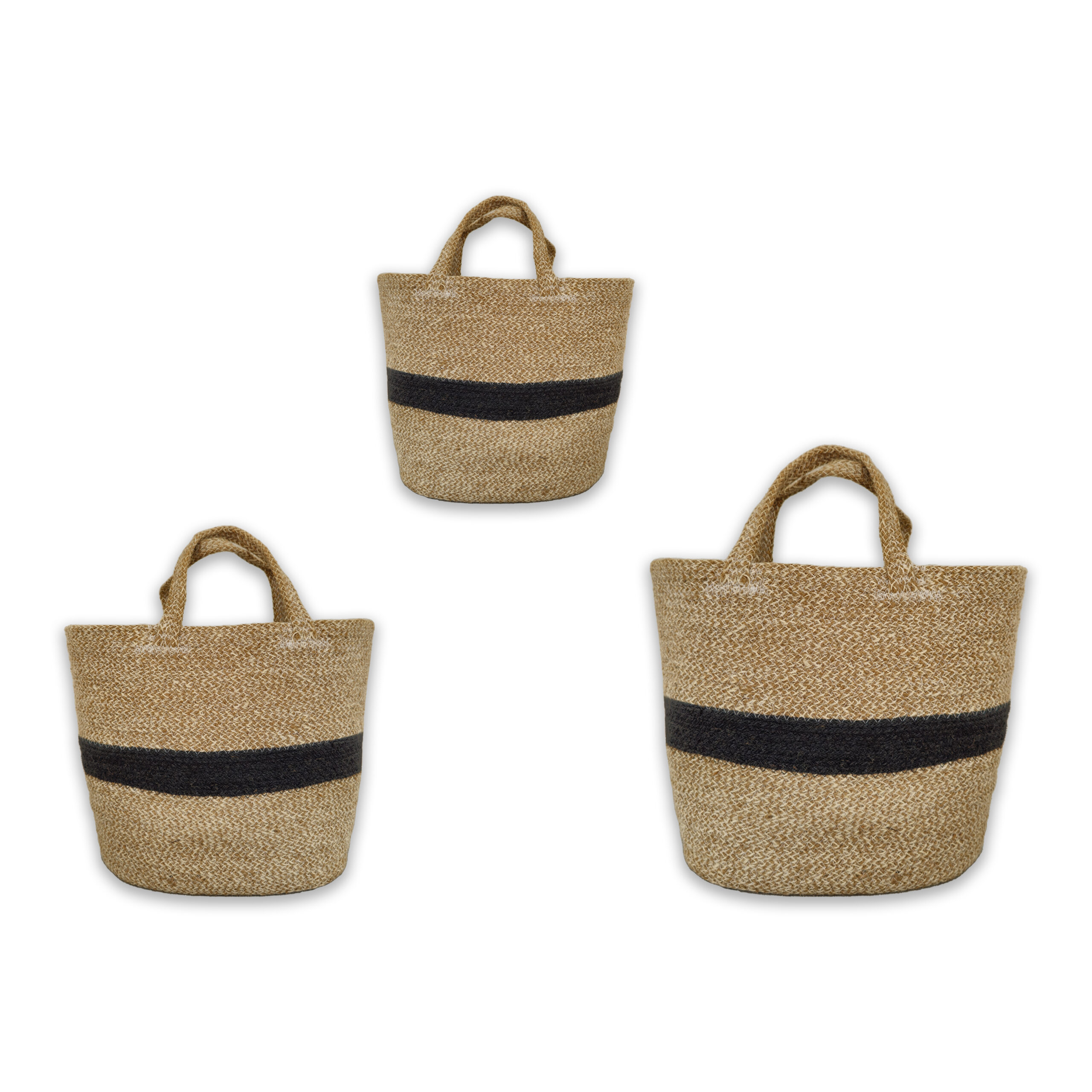 Stripe oval top handle bag XL | Berry – Guajii Design